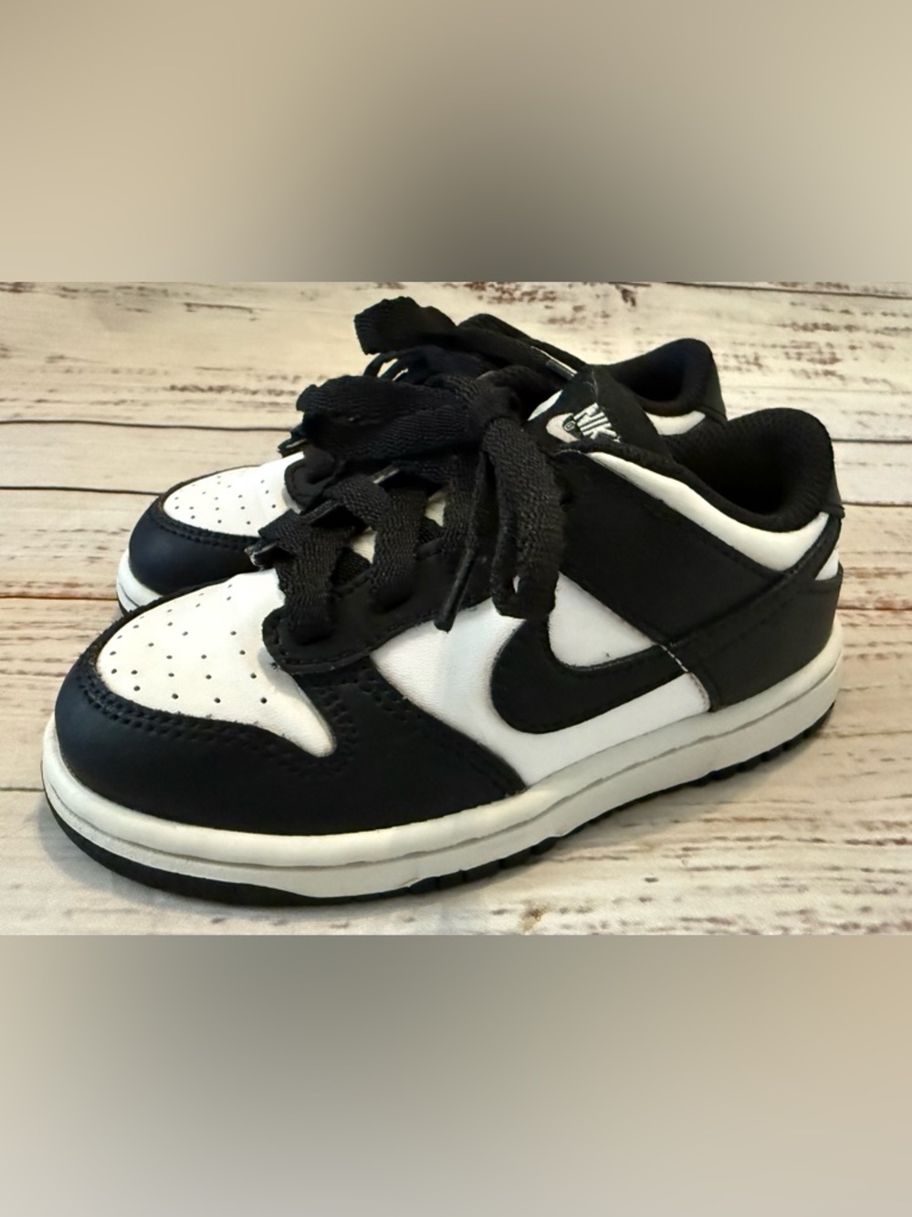 Nike Pandas Toddler Black & White 9C Sneakers